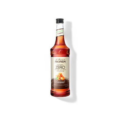 Monin Natural Zero Caramel 1L Plastic Bottle