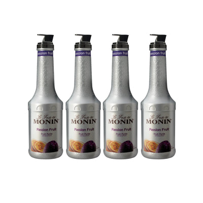 Monin Passion Fruit Puree1L Plastic Bottle (Pack of 4)