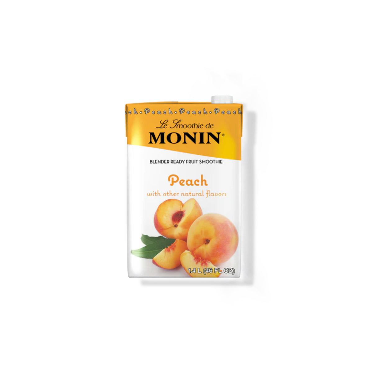 Monin Peach Fruit Smoothie Mix (46oz)