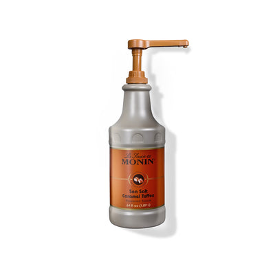 Monin Sea Salt Caramel Toffee Gourmet Sauce 64oz