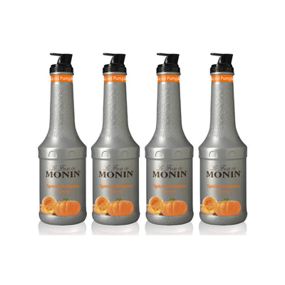 Monin Spiced Pumpkin Fruit Puree 1L (Pack of 4)
