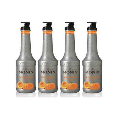 Monin Spiced Pumpkin Fruit Puree 1L (Pack of 4)