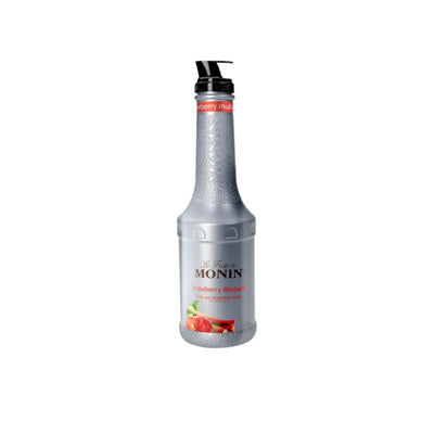 Monin Strawberry Rhubarb Puree 1L Plastic Bottle
