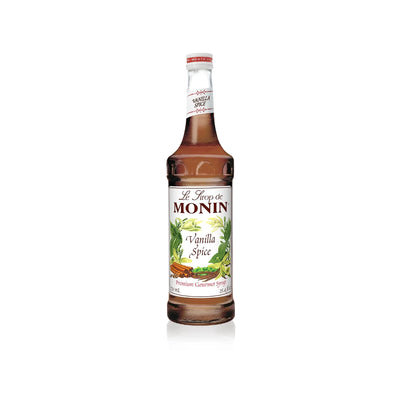 Monin Vanilla Spice Syrup 750ml Glass Bottle