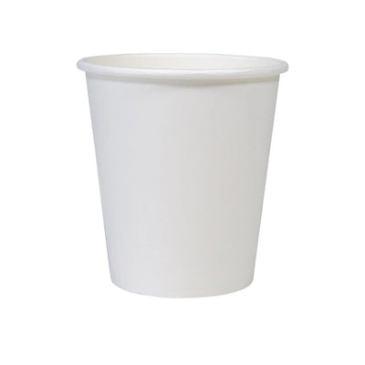 Morning Dew 10 oz  Squat Hot Paper Cups (White) - H10SW