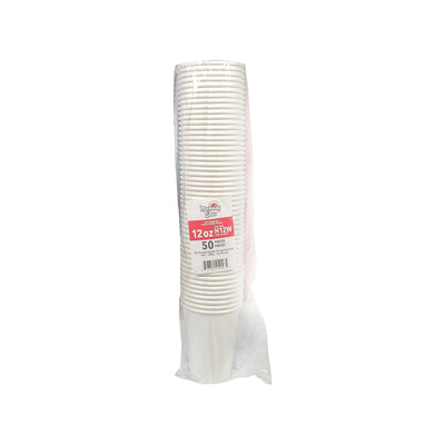 Morning Dew 12 oz Hot Paper Cups (White) - H12TW