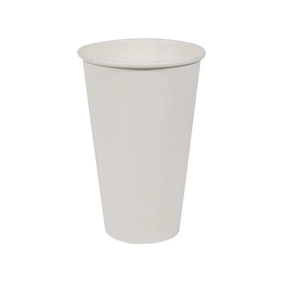 Morning Dew 16 oz Hot Paper Cups (White) - H16W