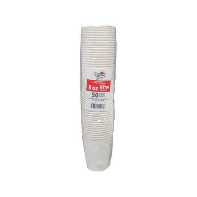 Morning Dew 8 oz Hot Paper Cups (White) - H8TW