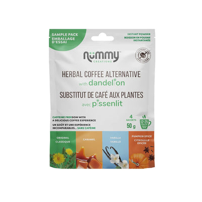 Nummy Caffeine-Free Coffee Alternative - Sample pack of 4 (50g)