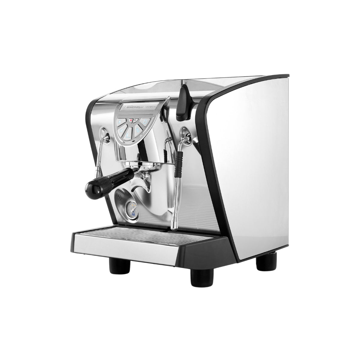 Nuova Simonelli Musica Semi-Automatic Espresso Machine (Stainless Steel with Black Trim)