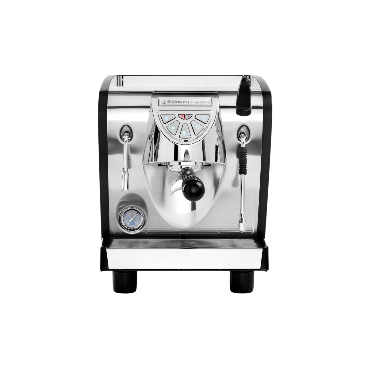 Nuova Simonelli Musica Semi-Automatic Espresso Machine (Stainless Steel with Black Trim)
