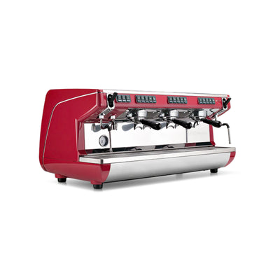 Nuova Simonelli Appia Life - 3 Group - Volumetric Commercial Espresso Machine (Red)