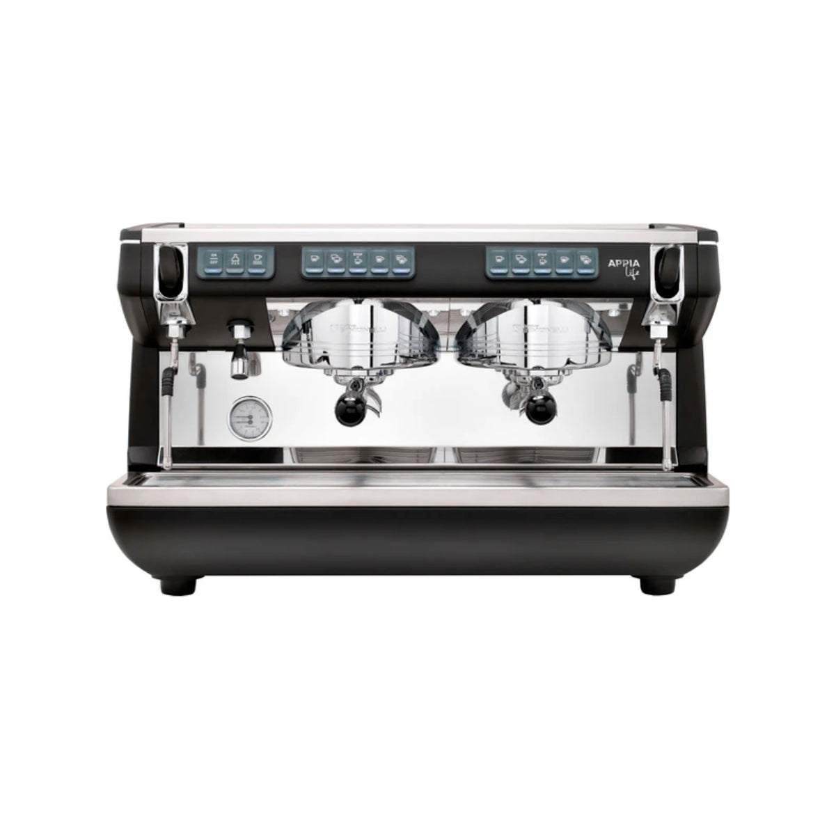 Nuova Simonelli Appia Life - 2 Group - Volumetric Commercial Espresso Machine (Black)