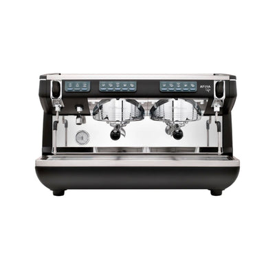 Nuova Simonelli Appia Life - 2 Group - Volumetric Commercial Espresso Machine (Black)