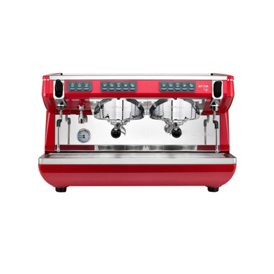 Nuova Simonelli Appia Life - 2 Group - Volumetric Commercial Espresso Machine (Red)