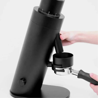 Option-O Lagom P80 Single Dose Coffee Grinder (Black) – 80mm Mizen Burrs, Variable RPM