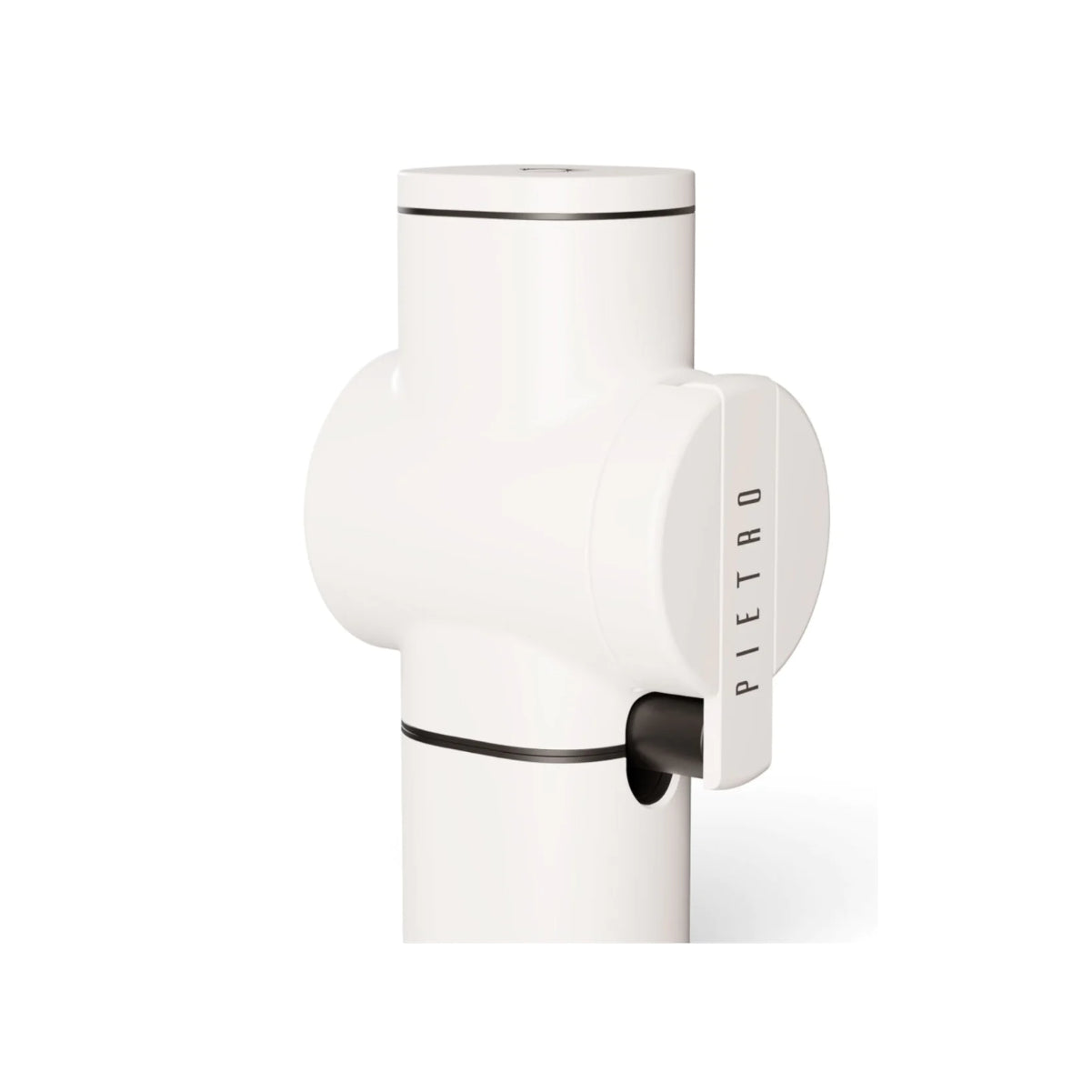 Pietro Manual Flat Burr Coffee Grinder (Arctic White)