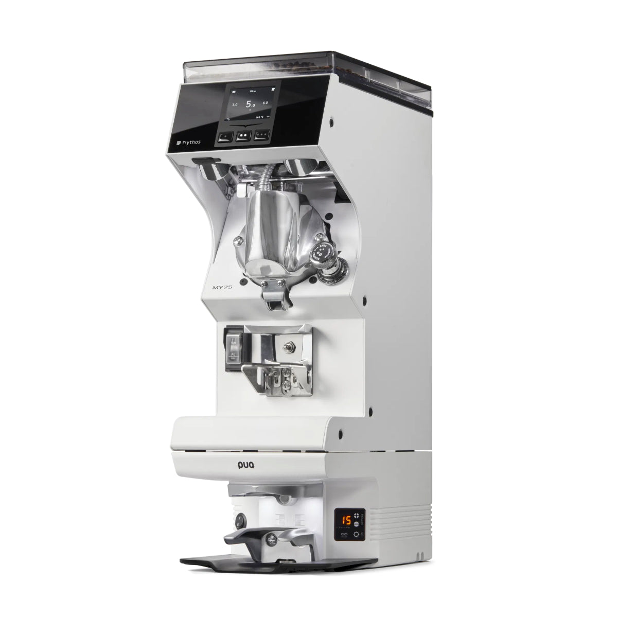 Tasseur intégré PUQpress M6 pour moulins My75 et My85 (blanc)