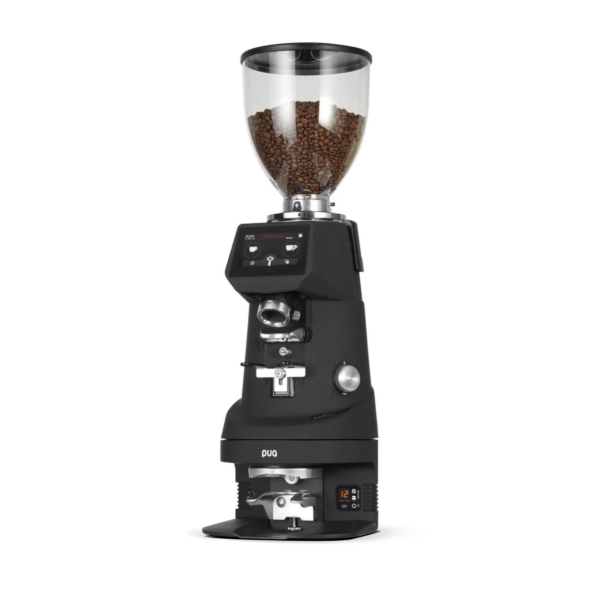 Tasseur intégré PUQpress M4 pour moulins Fiorenzato F64 et F83 (noir)
