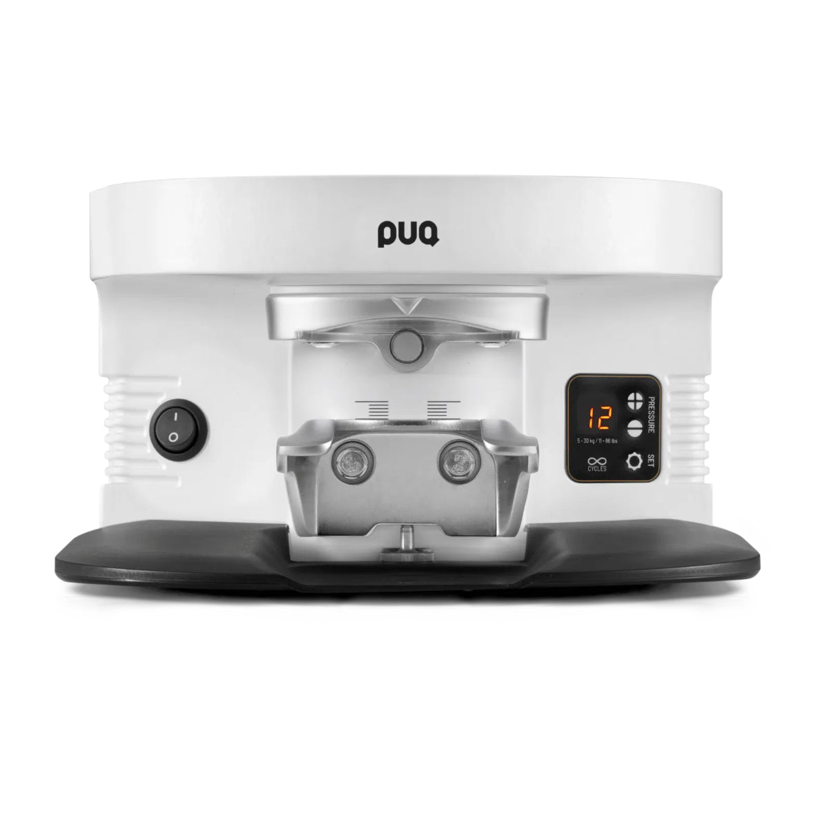 Tasseur intégré PUQpress M4 pour moulins Fiorenzato F64 et F83 (Blanc)