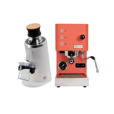 Profitec Go (Red) & DF54 V3 (White) - Bundle