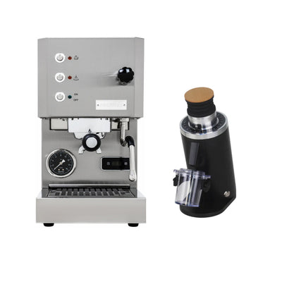 Profitec Go (Brushed Stainless Steel) & DF54 (Black) - Bundle