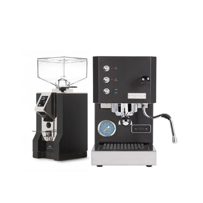 Profitec Go (Black) & Eureka Mignon Specialita Grinder (Black) - Bundle