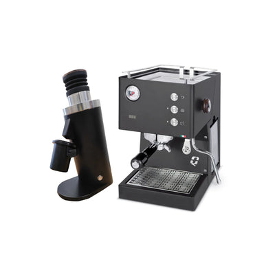 Quick Mill Pop-Up Espresso Machine & DF64 Gen 2 Coffee Grinder (Black)