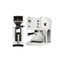 Quick Mill Pop-Up Espresso Machine (White) & Eureka Mignon Zero 55s (White) - Bundle