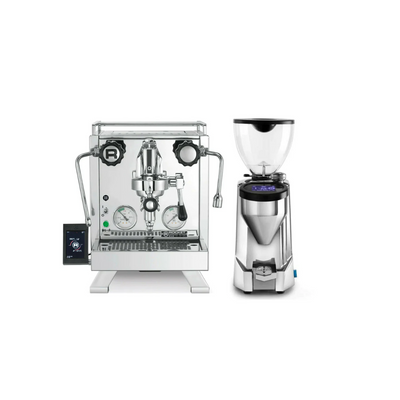 Rocket R58 Cinquantotto Espresso Machine & Rocket Fausto 2.1 Grinder (Chrome) Bundle