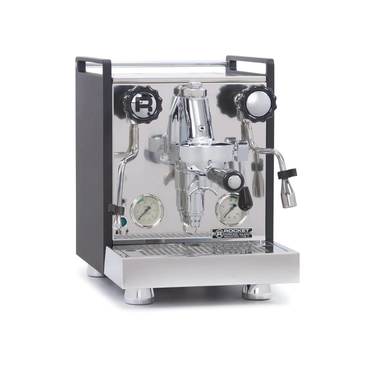 Rocket Mozzafiato Cronometro Type V Espresso Machine With PID And Short Timer (Black)