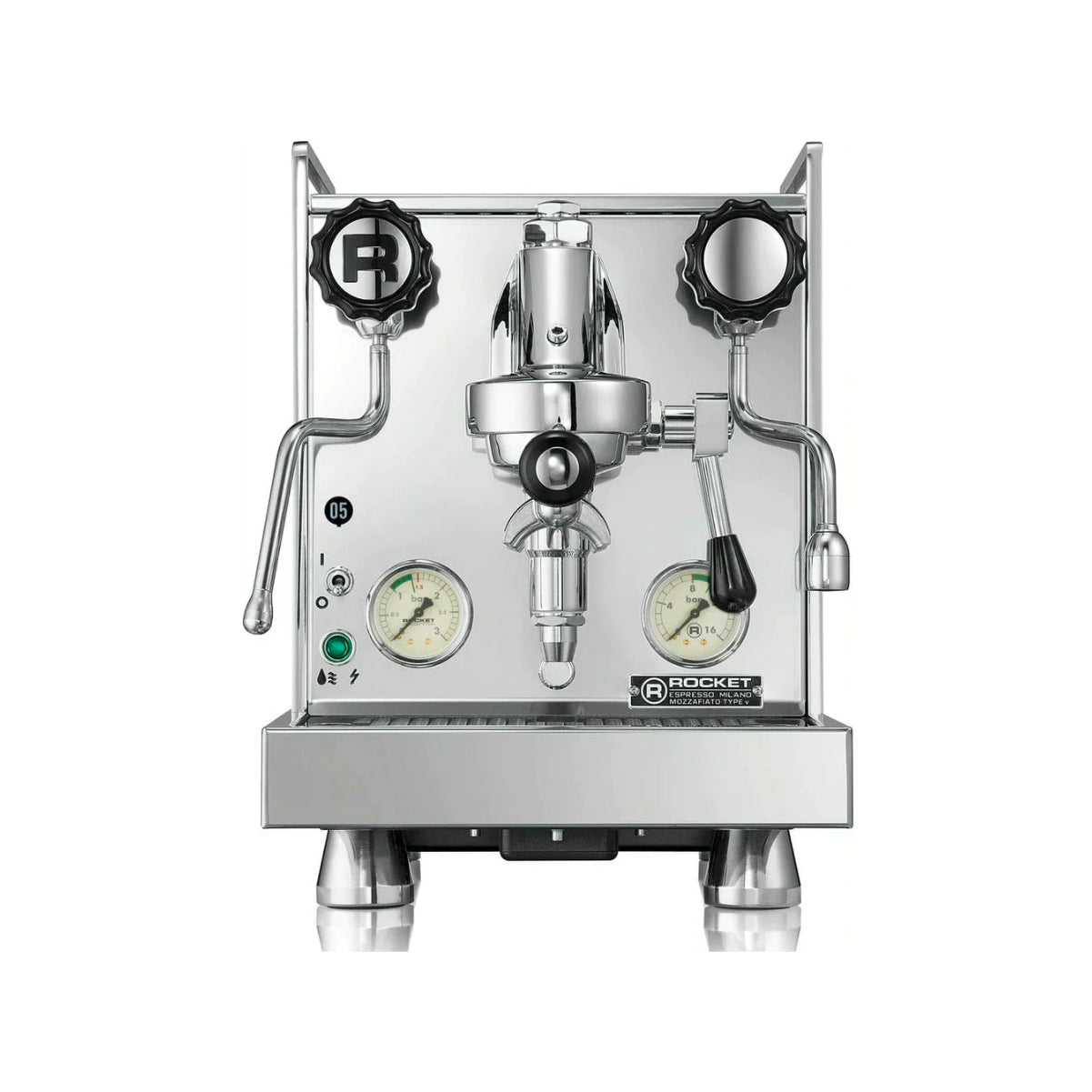 Rocket Mozzafiato Cronometro Type V Espresso Machine With PID And Short Timer (Chrome)