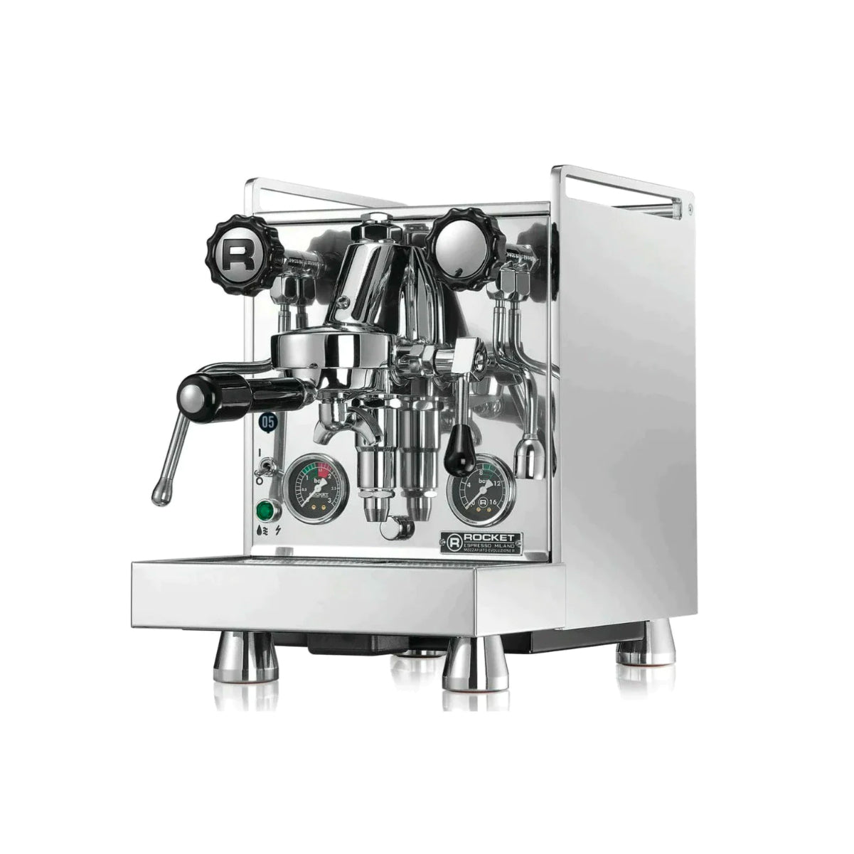 Rocket Mozzafiato Cronometro Type R Espresso Machine With Short Timer (Chrome)