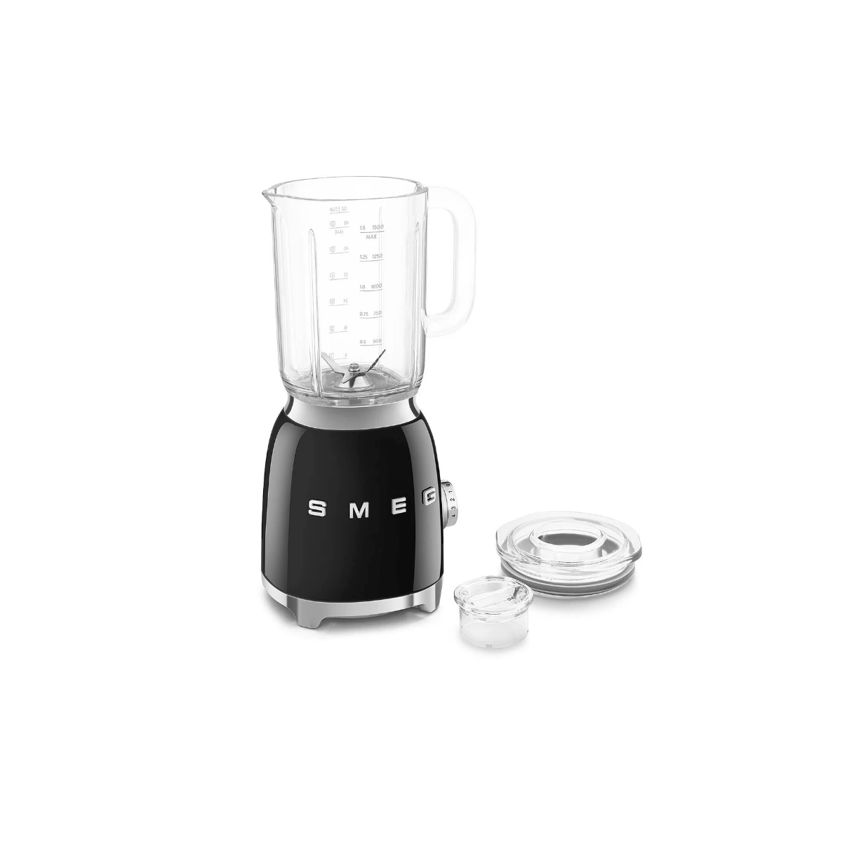 Smeg Retro-Style Glass Blender BLF03BLUS (Black)