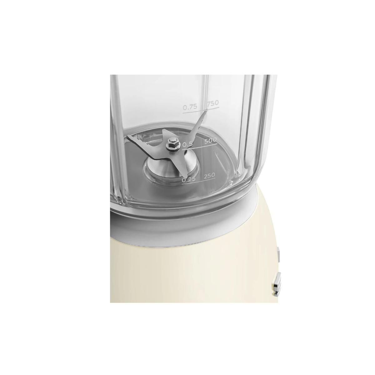 Smeg Retro-Style Glass Blender BLF03CRUS (Cream)