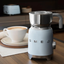 Smeg Electric Milk Frother MFF11PBUS (Pastel Blue)