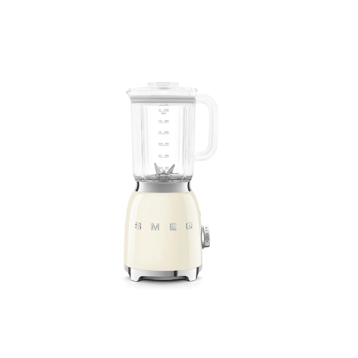 Smeg Retro-Style Glass Blender BLF03CRUS (Cream)