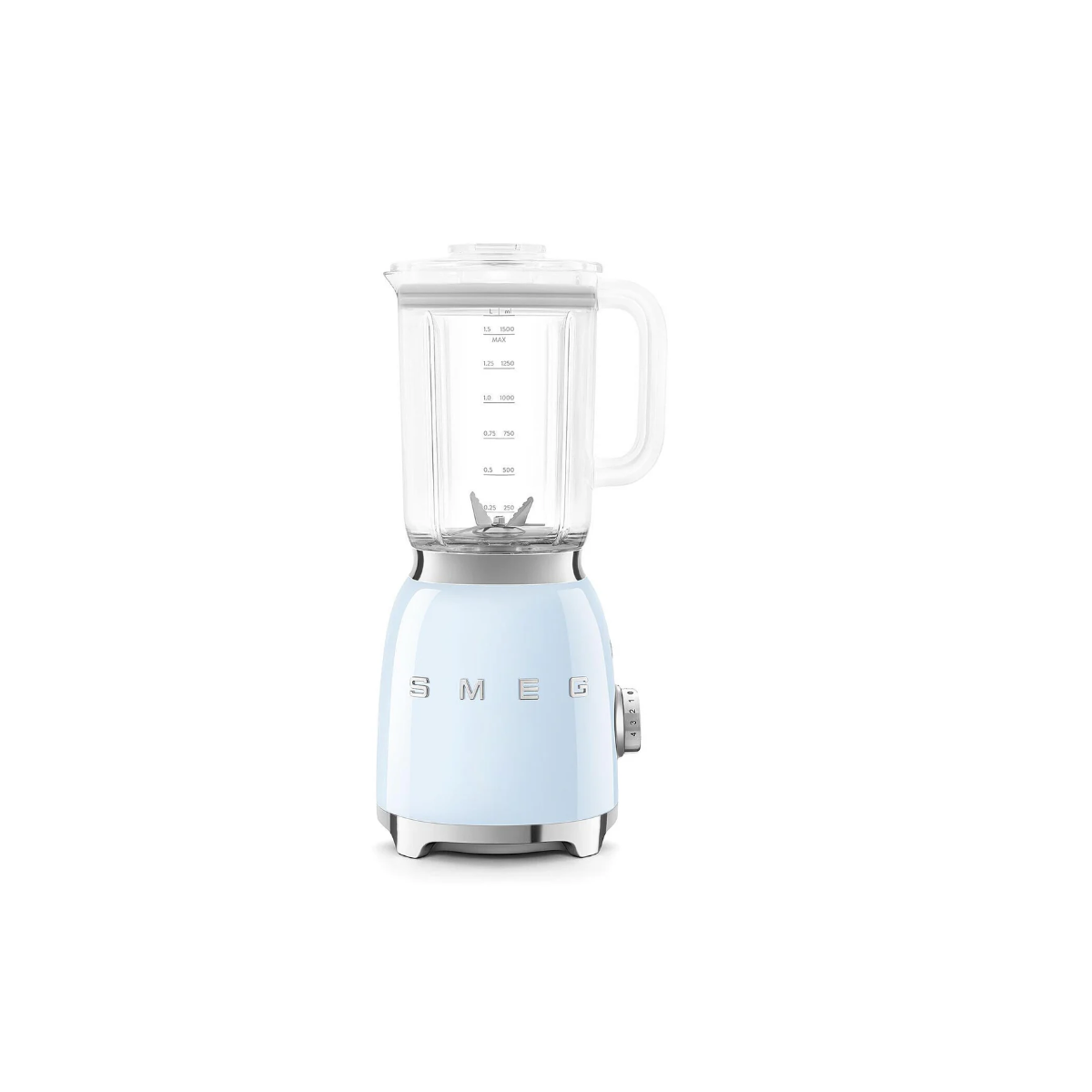Smeg Retro-Style Glass Blender BLF03PBUS (Pastel Blue)