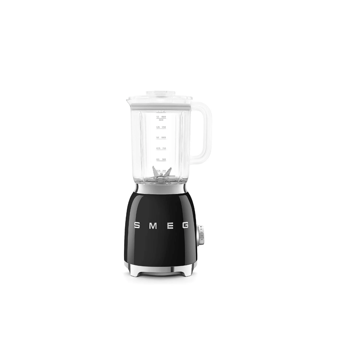 Smeg Retro-Style Glass Blender BLF03BLUS (Black)
