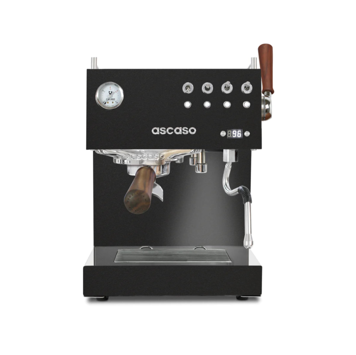 Ascaso Steel Duo Plus V2 PID Dual Thermoblock Espresso Machine (Open Box #54158 - Black)