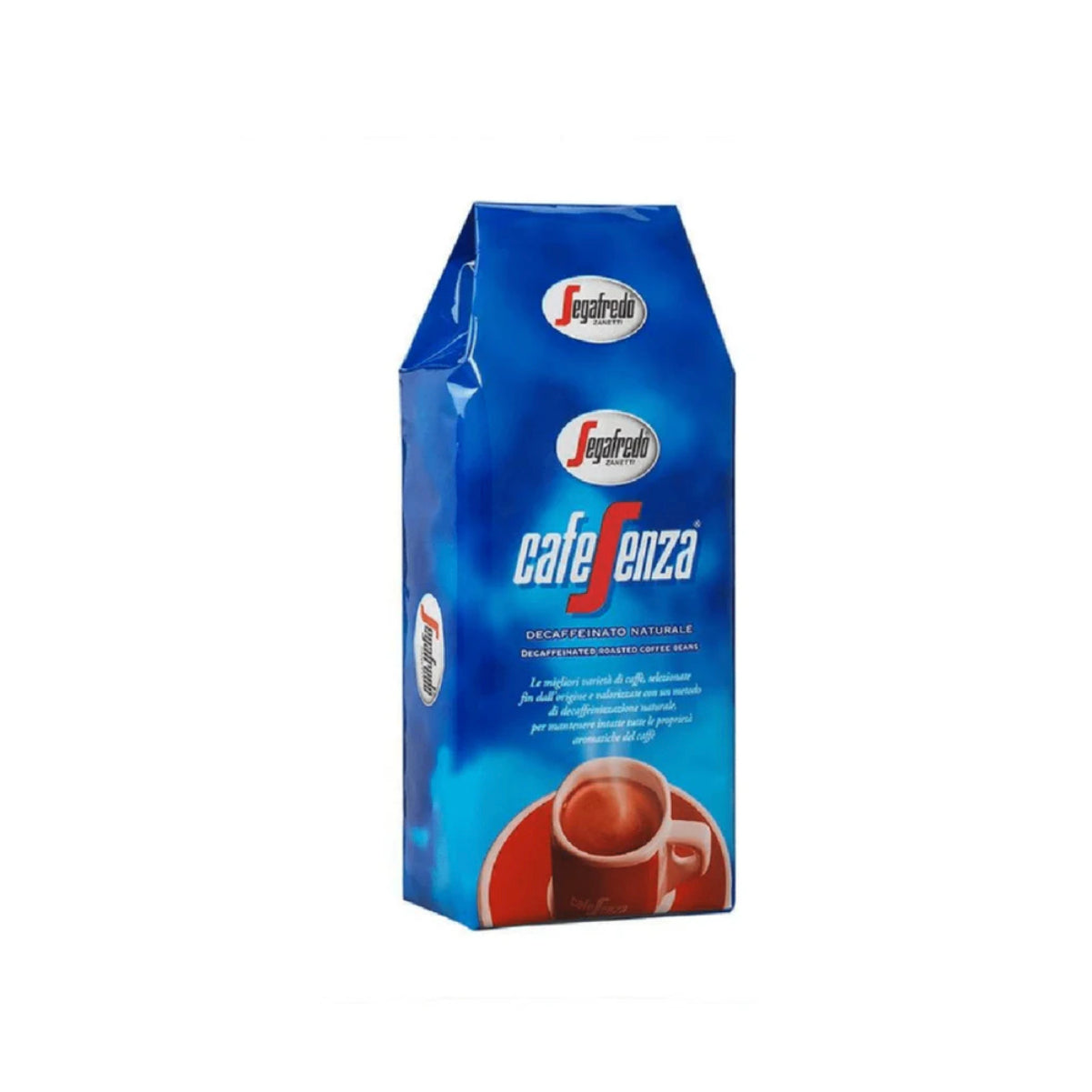 Segafredo cafe Senza Decaf Espresso Whole Bean Coffee (1Kg)