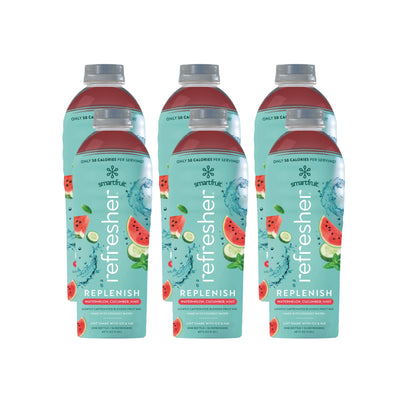 Smartfruit Replenish Refresher (Watermelon, Cucumber, Mint) (6 x 48 oz)