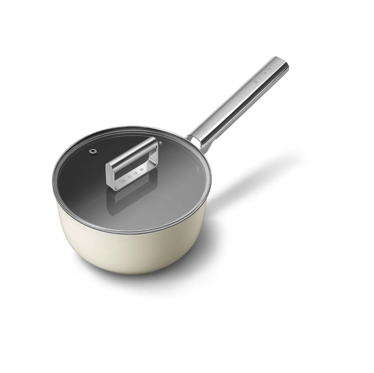 Smeg 20cm Non-Stick Saucepan CKFS2011CRM (Cream)