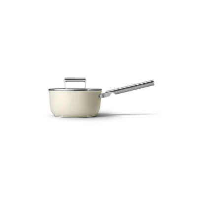 Smeg 20cm Non-Stick Saucepan CKFS2011CRM (Cream)