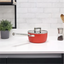 Smeg 20cm Non-Stick Saucepan CKFS2011RDM (red)