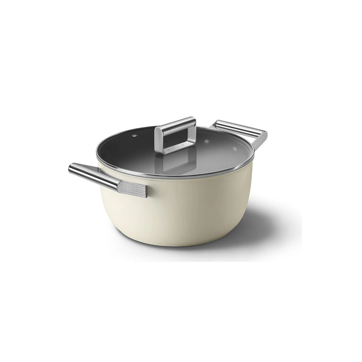 Smeg 24cm Non-Stick Casserole CKFC2411CRM (Cream)