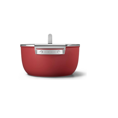 Smeg 24cm Non-Stick Casserole CKFC2411RDM (Red)