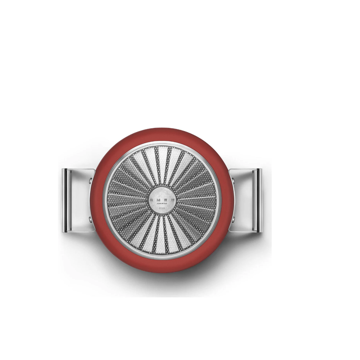 Smeg 24cm Non-Stick Casserole CKFC2411RDM (Red)