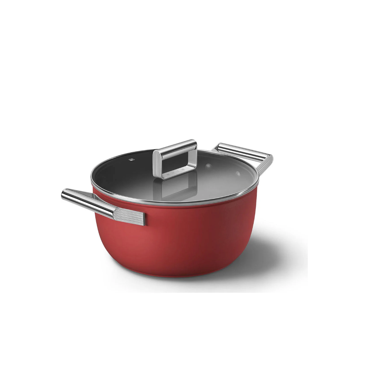 Smeg 24cm Non-Stick Casserole CKFC2411RDM (Red)