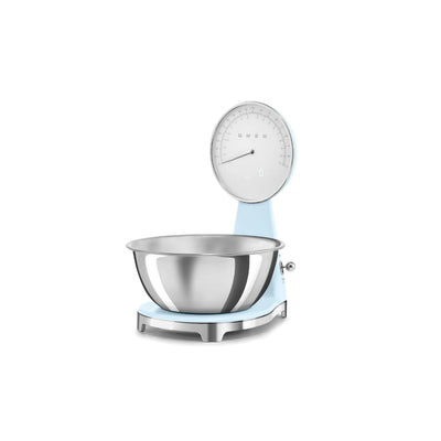 Smeg Analog and digital Kitchen Scale KSF01PBWW (Pastel Blue)